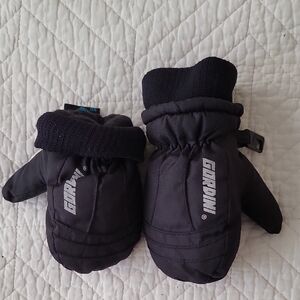 Gordini Black Kids Winter Mittens Toddler XS